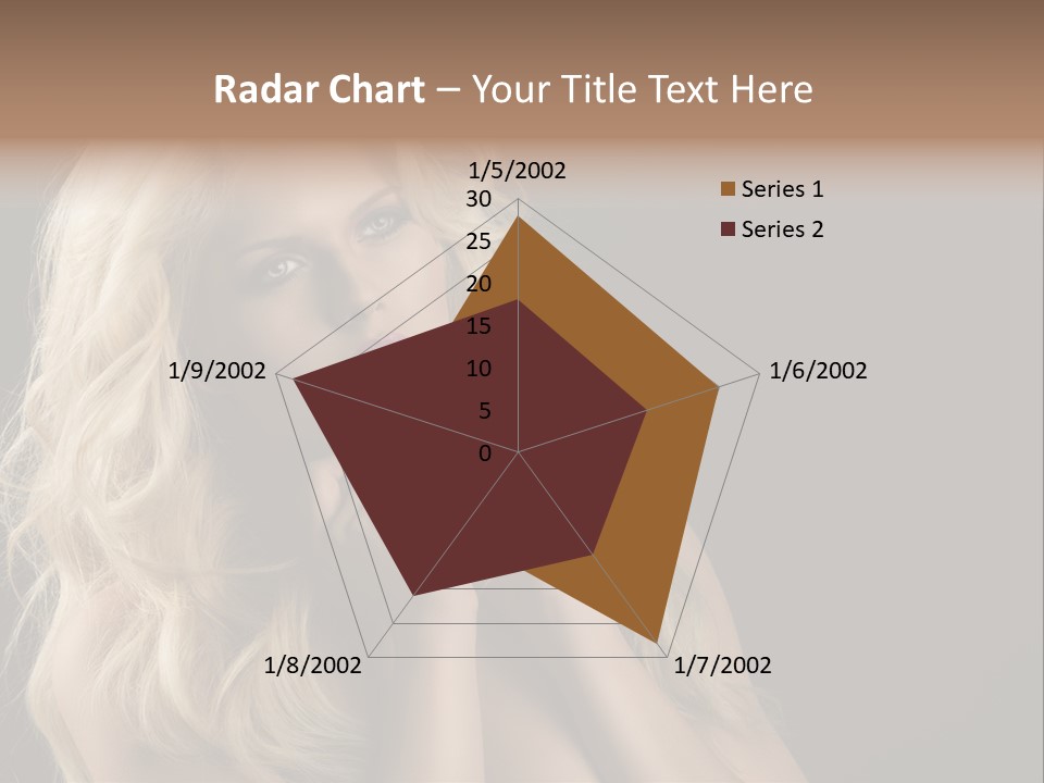 Attractive Fashion Haircut PowerPoint Template