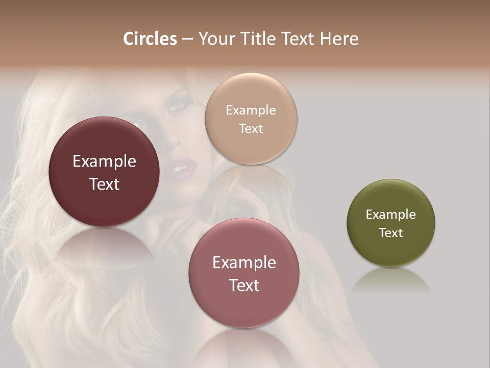 Attractive Fashion Haircut PowerPoint Template