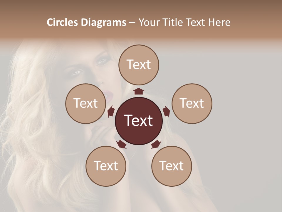 Attractive Fashion Haircut PowerPoint Template