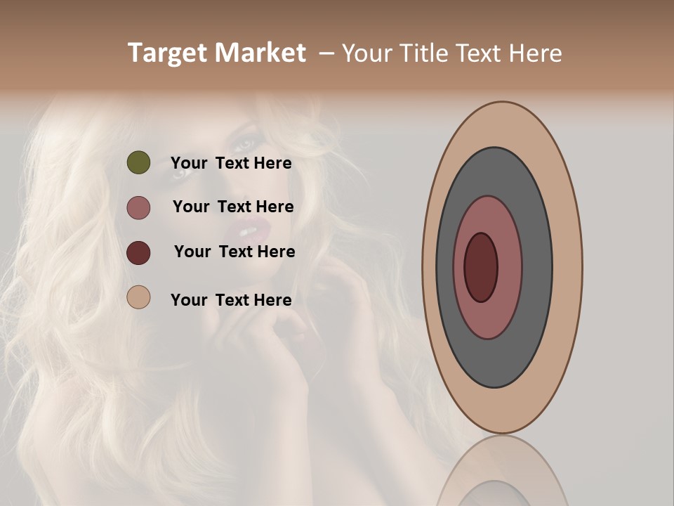 Attractive Fashion Haircut PowerPoint Template