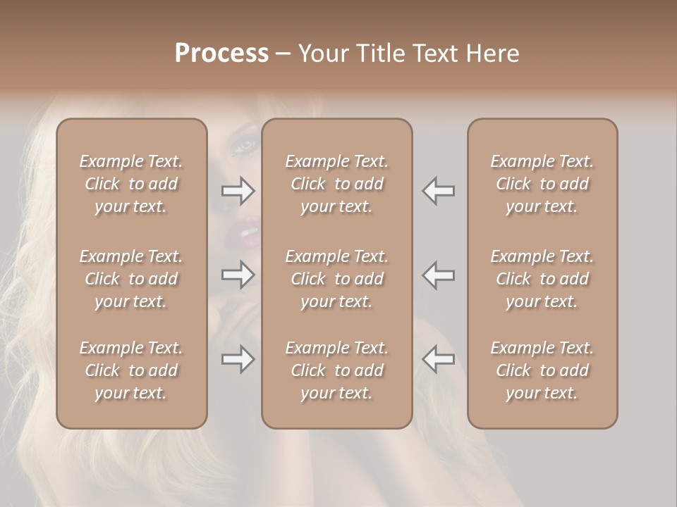 Attractive Fashion Haircut PowerPoint Template