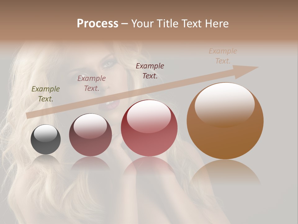 Attractive Fashion Haircut PowerPoint Template