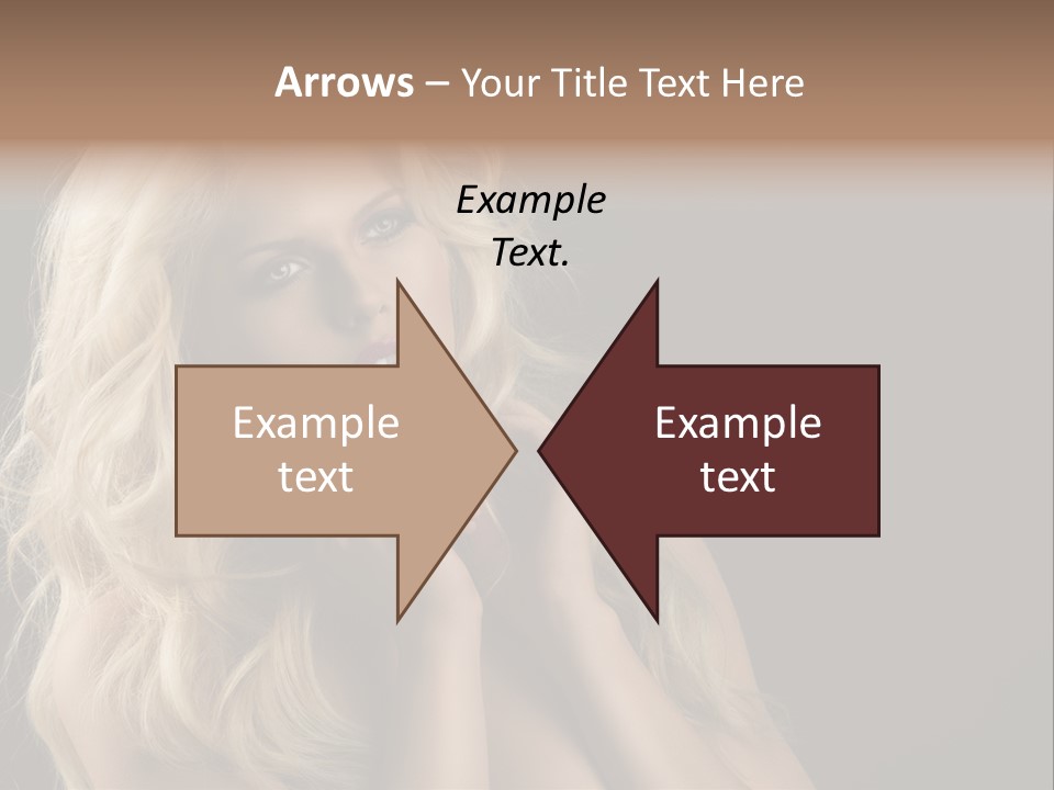 Attractive Fashion Haircut PowerPoint Template