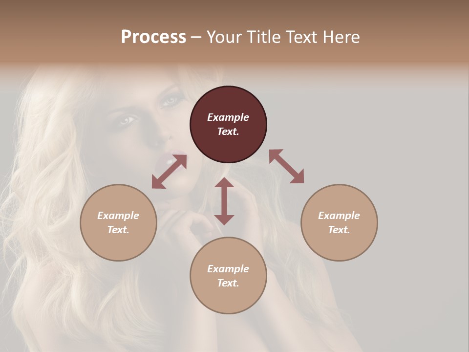 Attractive Fashion Haircut PowerPoint Template