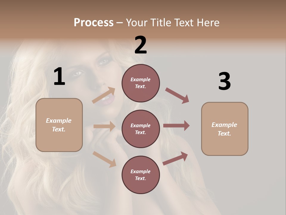 Attractive Fashion Haircut PowerPoint Template