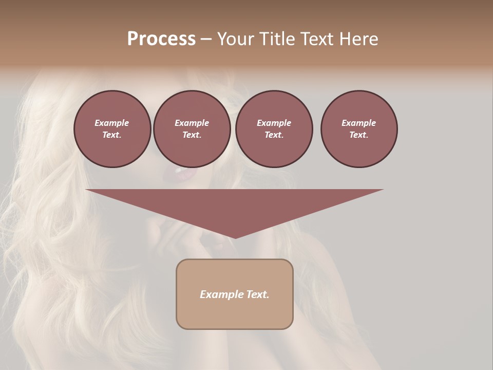 Attractive Fashion Haircut PowerPoint Template