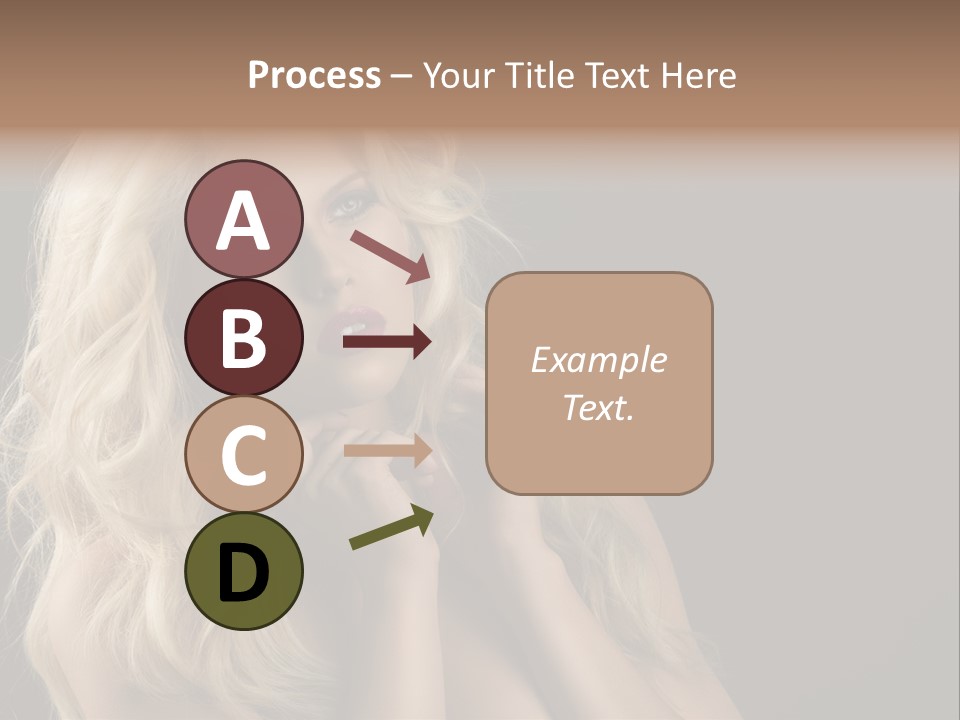 Attractive Fashion Haircut PowerPoint Template