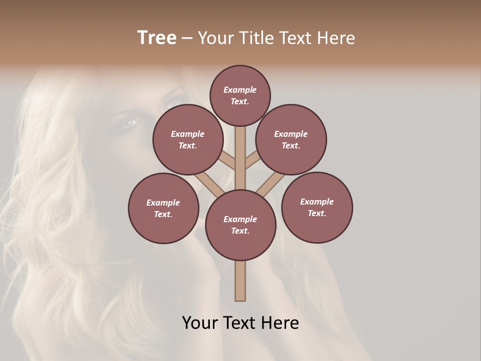 Attractive Fashion Haircut PowerPoint Template