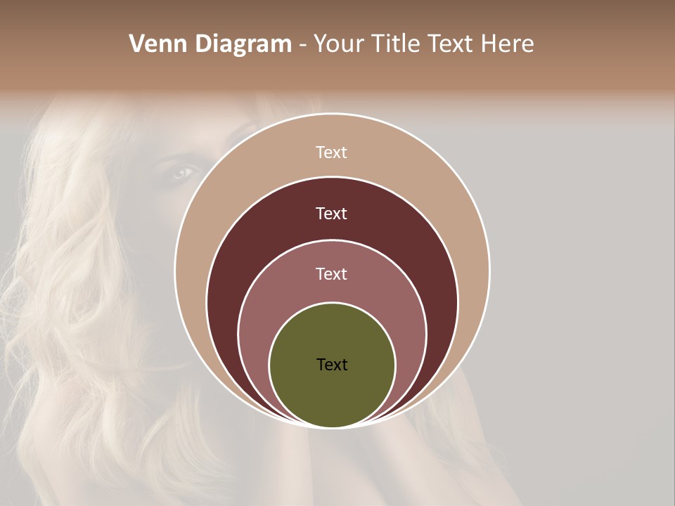 Attractive Fashion Haircut PowerPoint Template