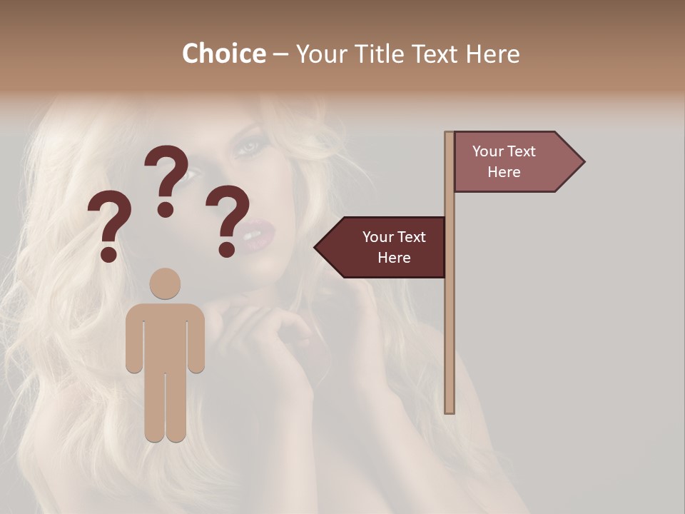 Attractive Fashion Haircut PowerPoint Template