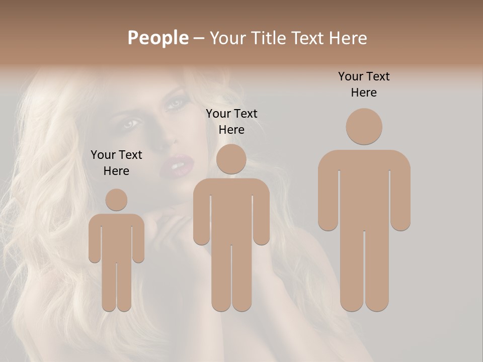 Attractive Fashion Haircut PowerPoint Template