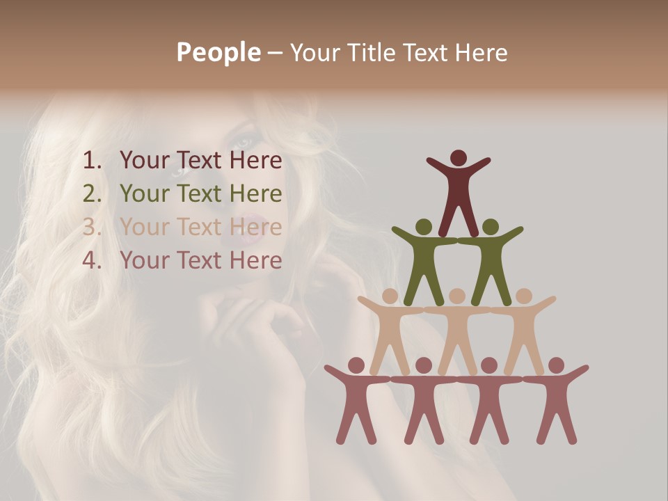 Attractive Fashion Haircut PowerPoint Template