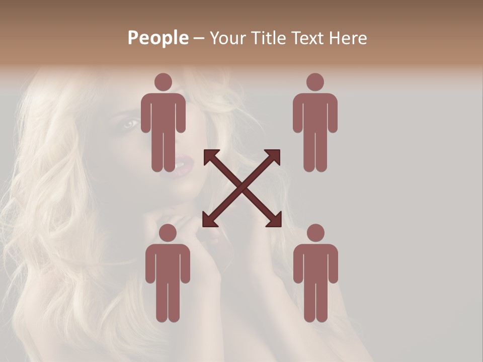 Attractive Fashion Haircut PowerPoint Template