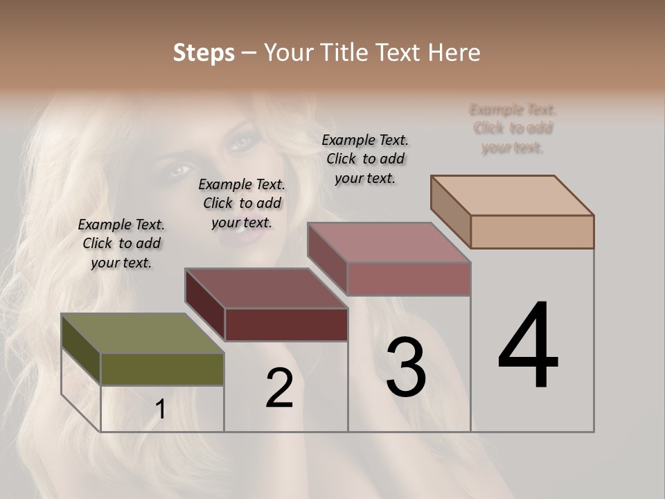 Attractive Fashion Haircut PowerPoint Template