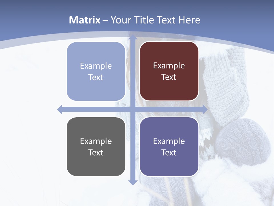 Frost Season Snowfall PowerPoint Template