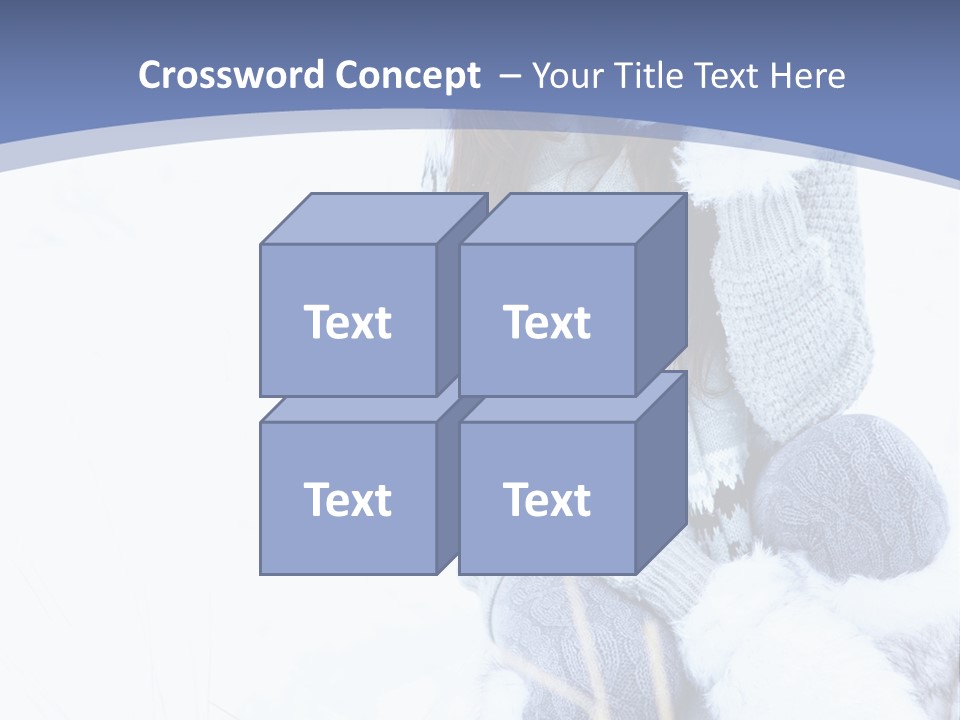 Frost Season Snowfall PowerPoint Template