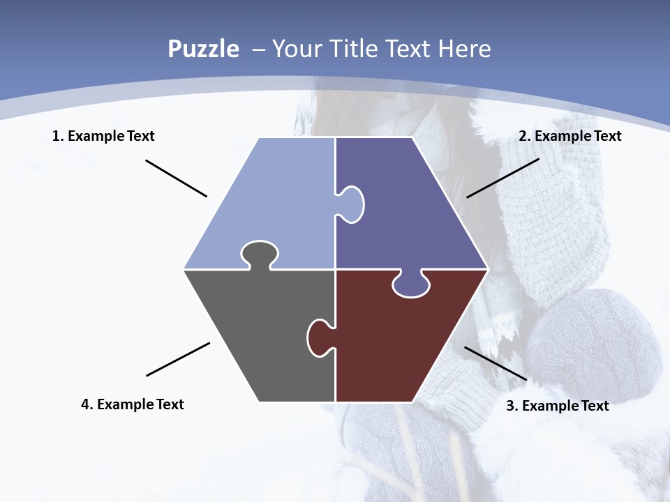 Frost Season Snowfall PowerPoint Template