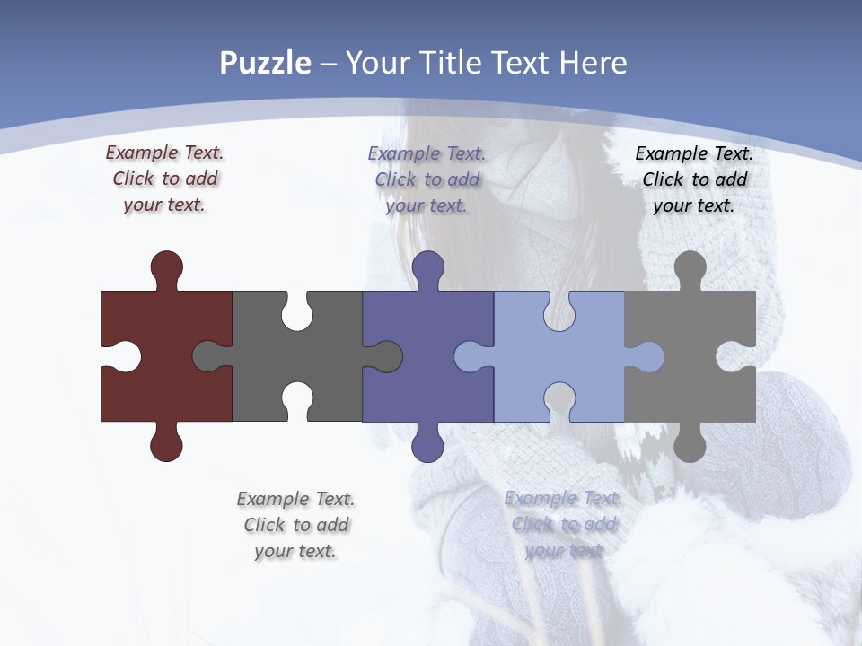 Frost Season Snowfall PowerPoint Template