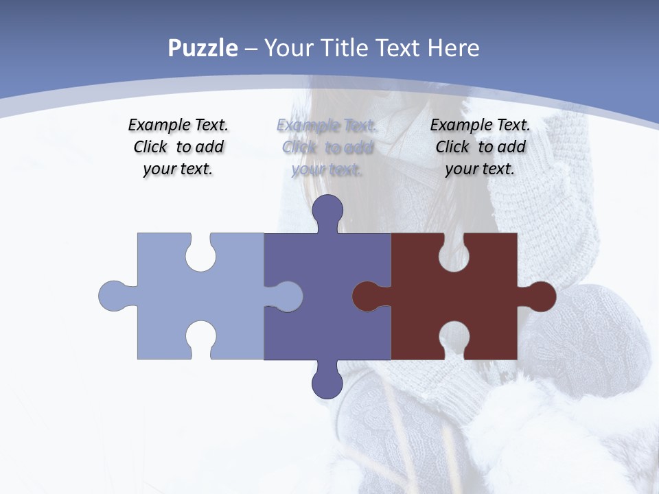 Frost Season Snowfall PowerPoint Template