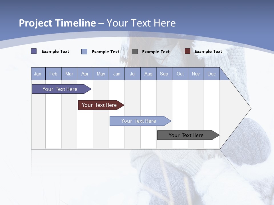 Frost Season Snowfall PowerPoint Template