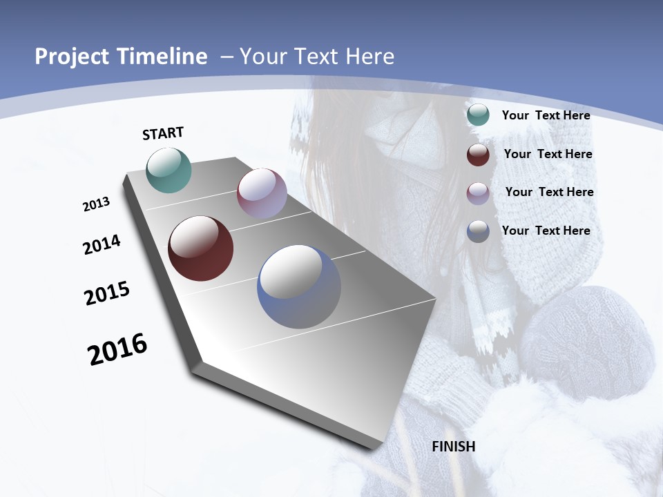 Frost Season Snowfall PowerPoint Template