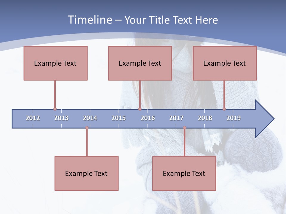 Frost Season Snowfall PowerPoint Template