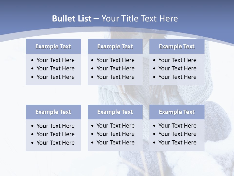 Frost Season Snowfall PowerPoint Template