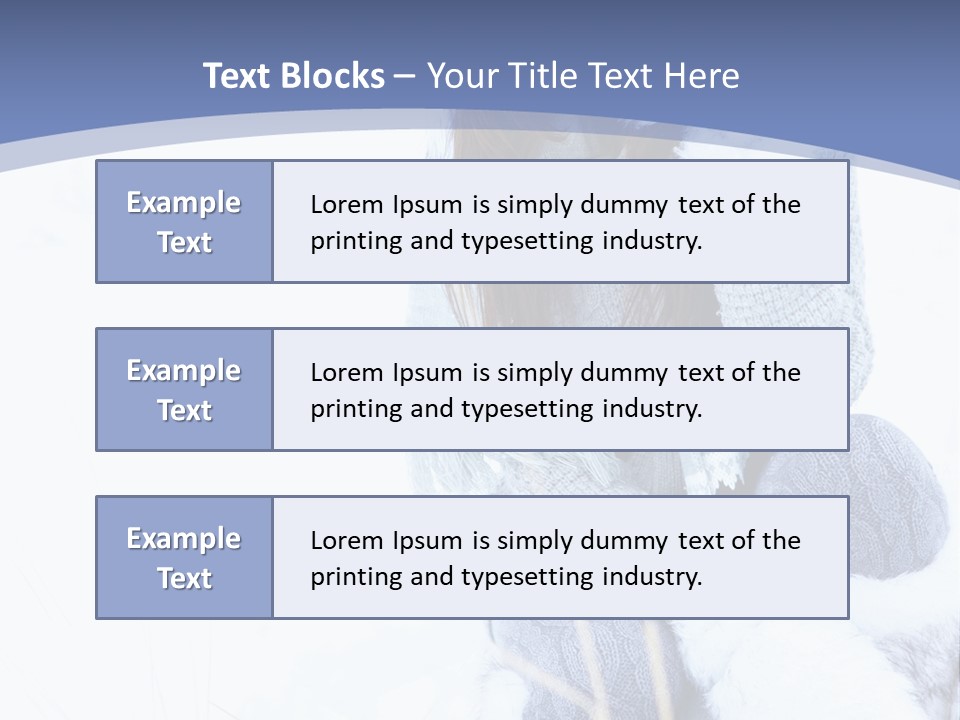 Frost Season Snowfall PowerPoint Template