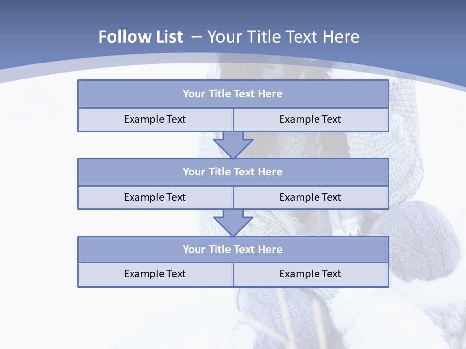 Frost Season Snowfall PowerPoint Template