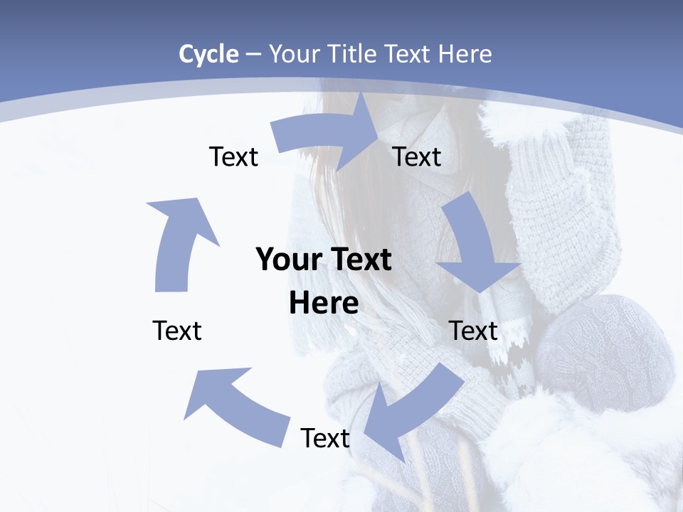 Frost Season Snowfall PowerPoint Template