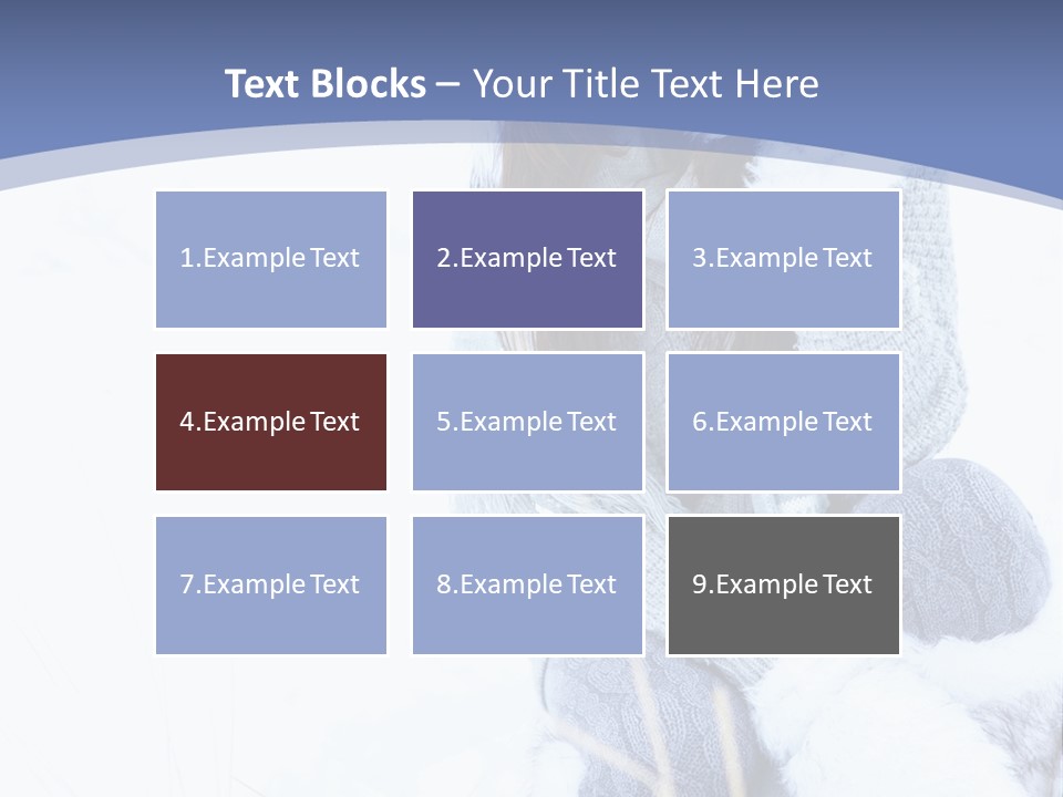 Frost Season Snowfall PowerPoint Template