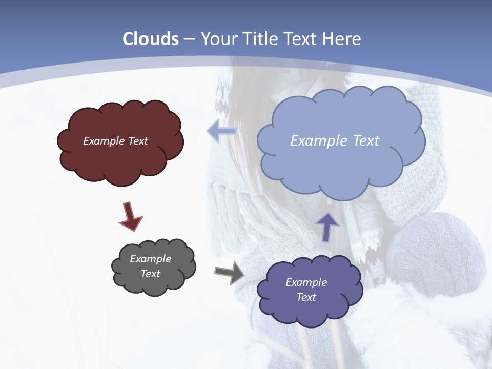 Frost Season Snowfall PowerPoint Template