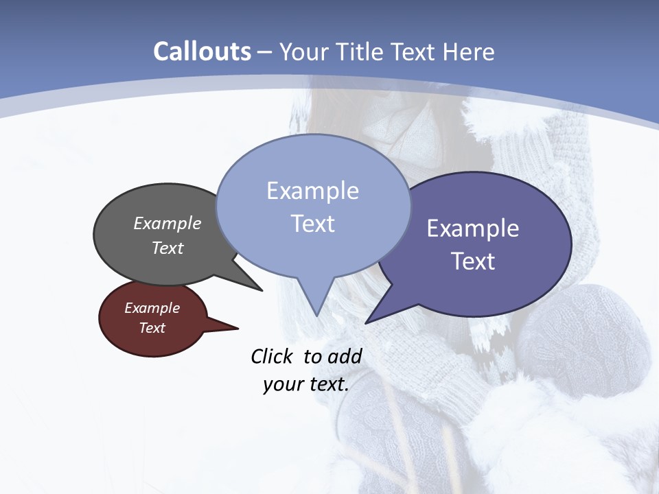 Frost Season Snowfall PowerPoint Template