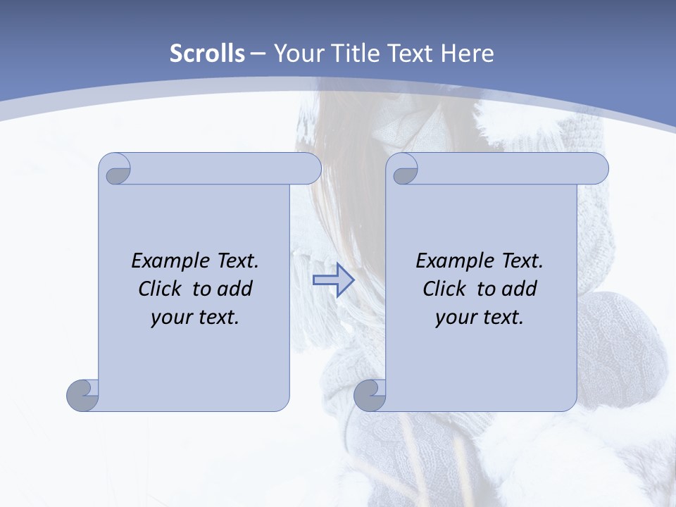 Frost Season Snowfall PowerPoint Template