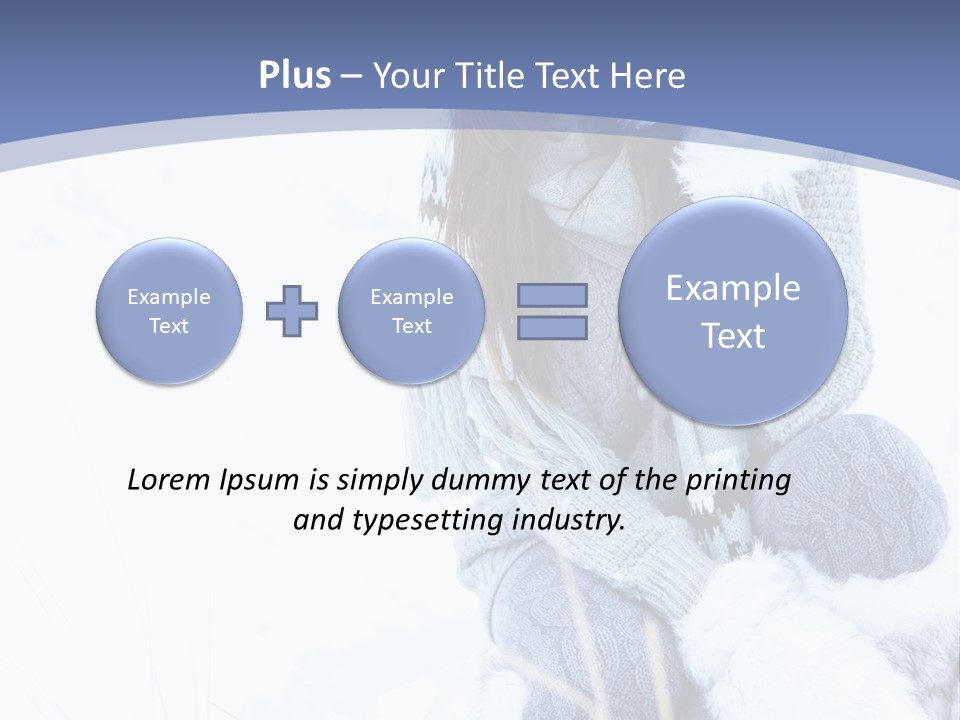 Frost Season Snowfall PowerPoint Template