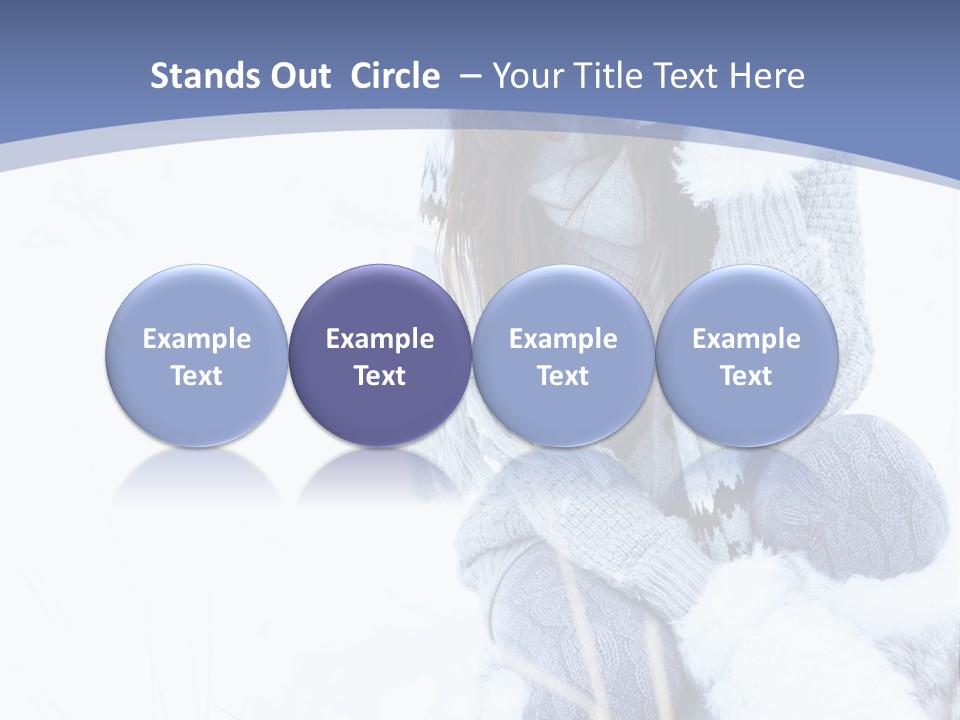 Frost Season Snowfall PowerPoint Template