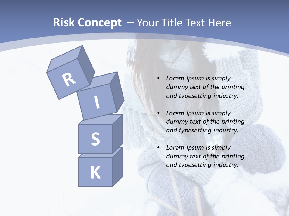 Frost Season Snowfall PowerPoint Template