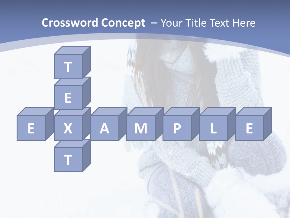 Frost Season Snowfall PowerPoint Template