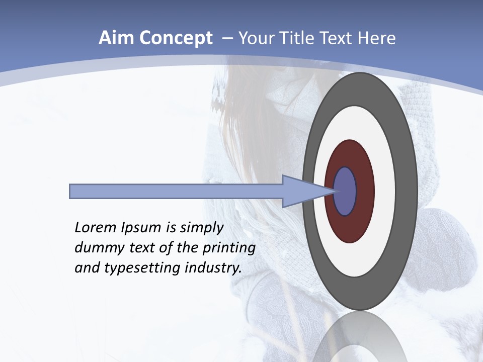 Frost Season Snowfall PowerPoint Template