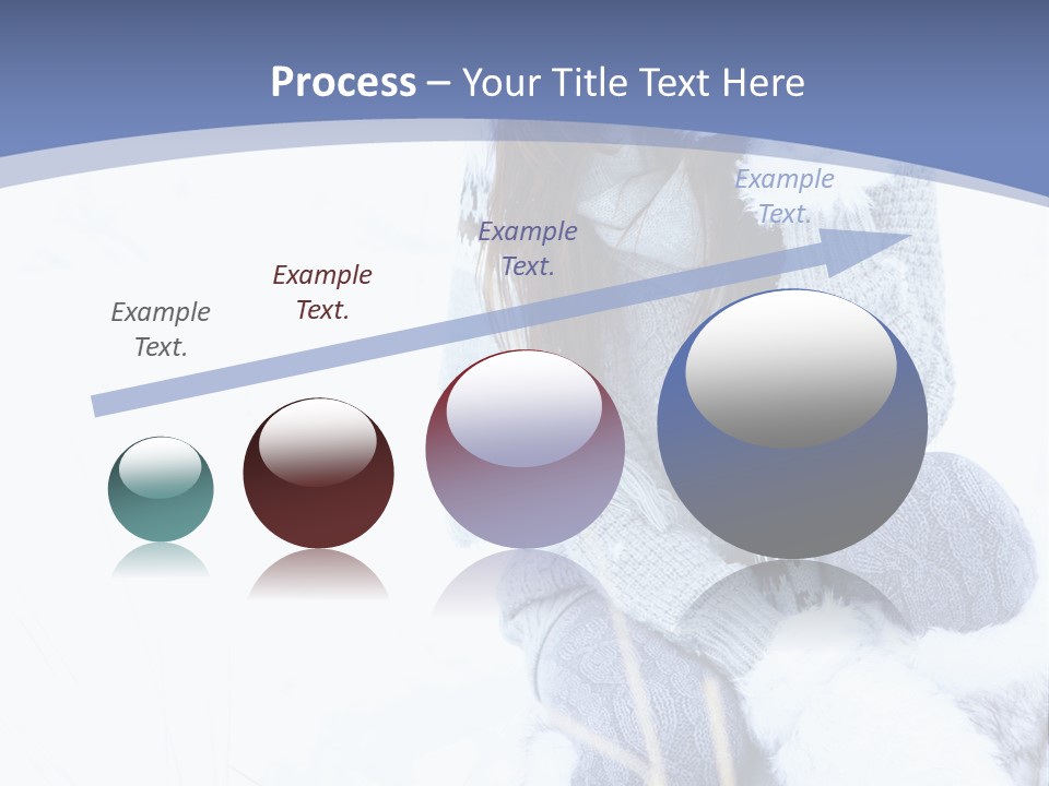 Frost Season Snowfall PowerPoint Template