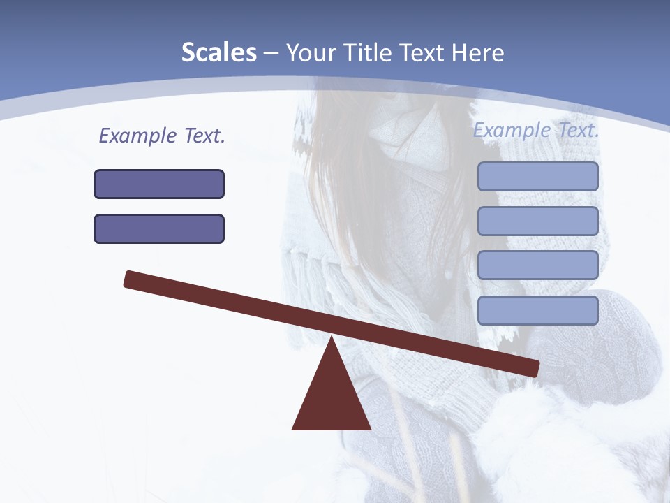 Frost Season Snowfall PowerPoint Template