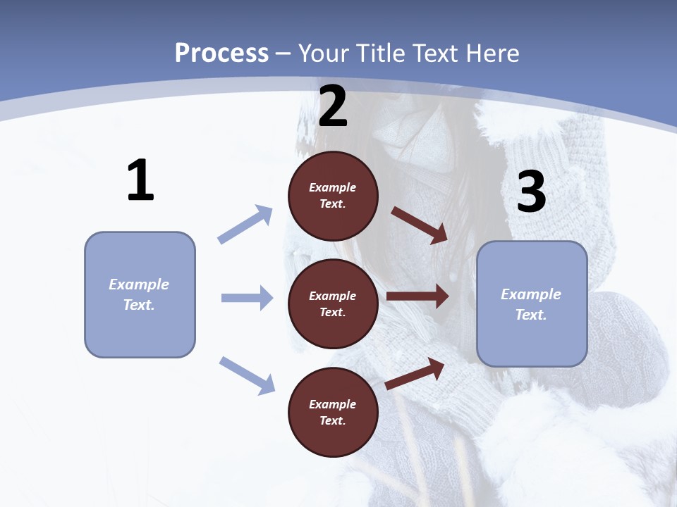 Frost Season Snowfall PowerPoint Template