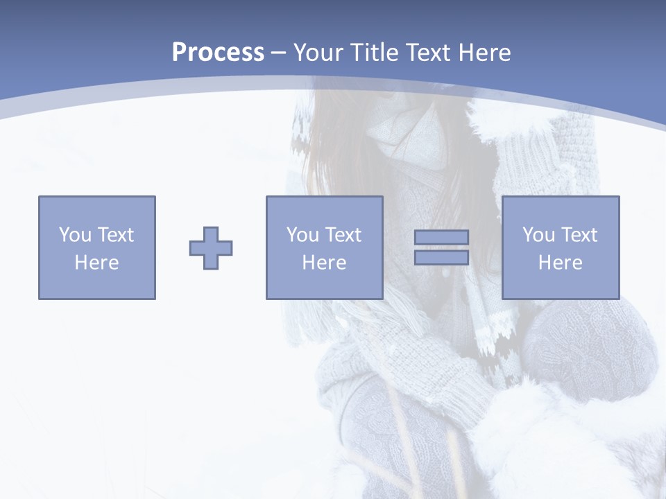 Frost Season Snowfall PowerPoint Template