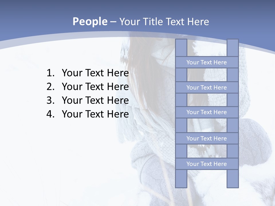 Frost Season Snowfall PowerPoint Template