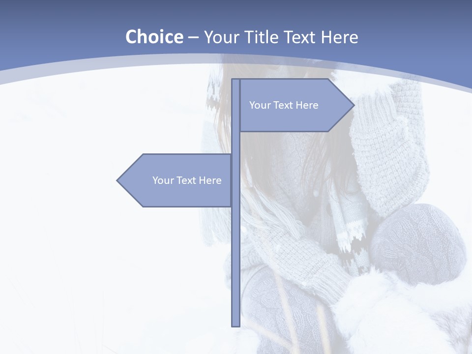 Frost Season Snowfall PowerPoint Template