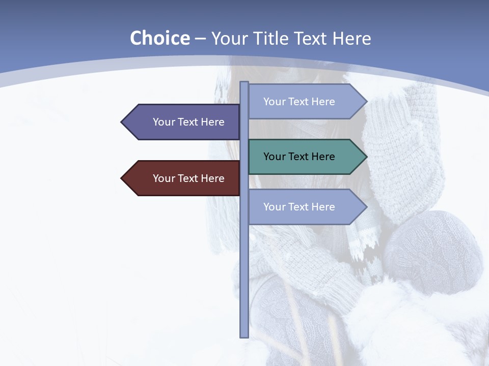 Frost Season Snowfall PowerPoint Template