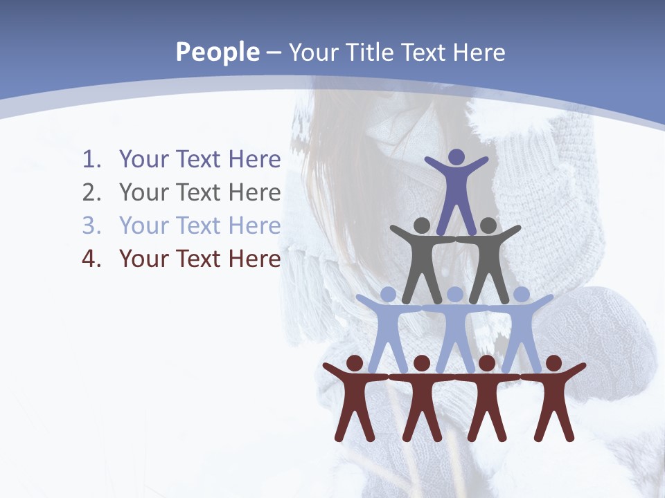 Frost Season Snowfall PowerPoint Template