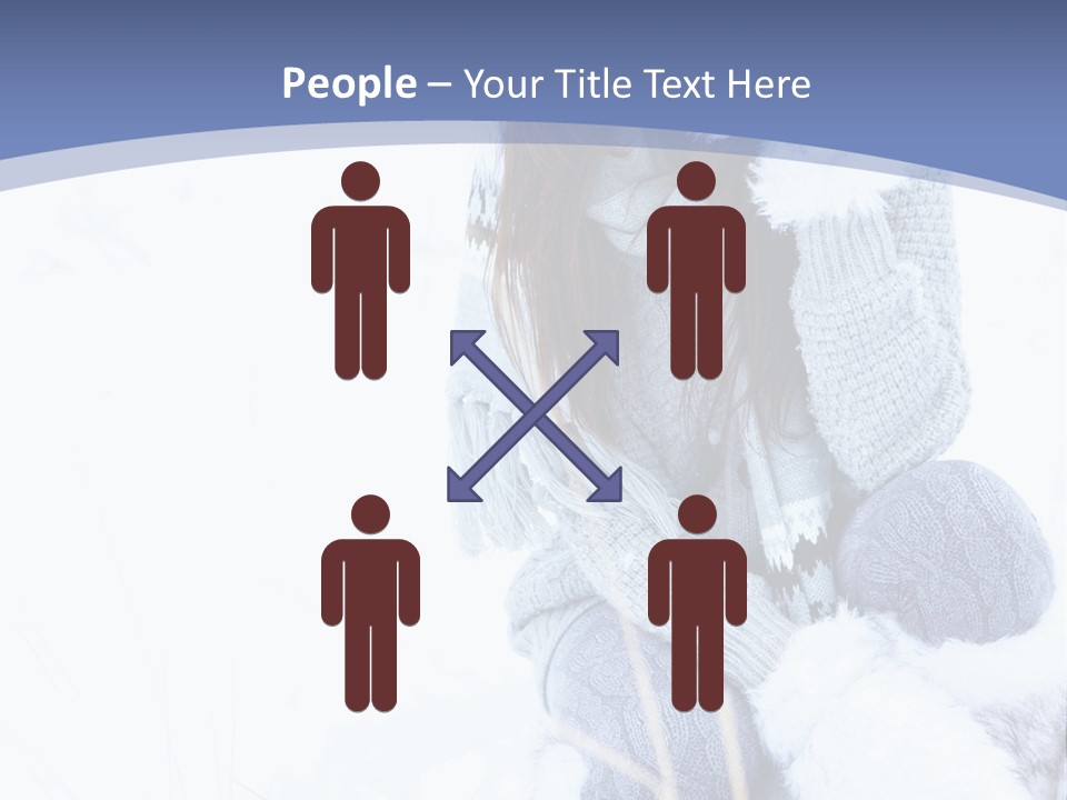 Frost Season Snowfall PowerPoint Template