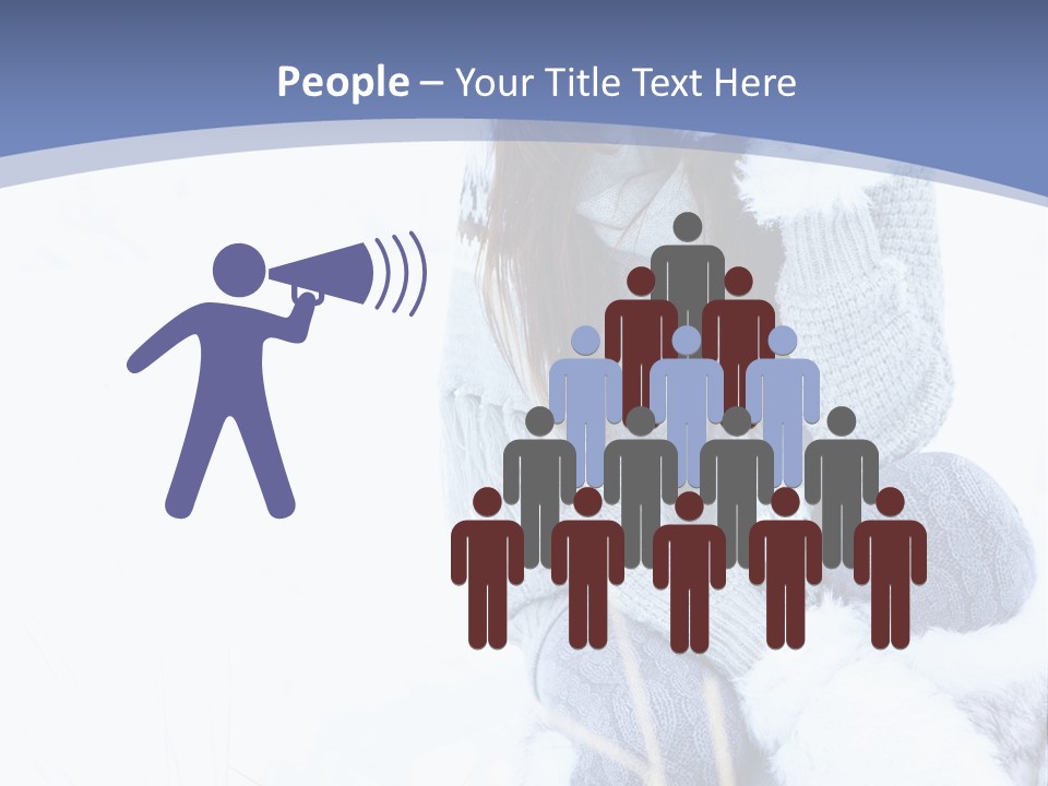 Frost Season Snowfall PowerPoint Template