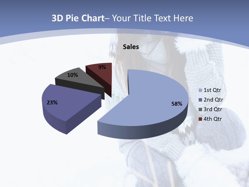 Frost Season Snowfall PowerPoint Template